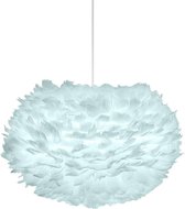 Umage Eos Medium hanglamp light blue - met koordset wit - Ø 45 cm