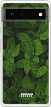 6F hoesje - geschikt voor Google Pixel 6 -  Transparant TPU Case - Jungle Greens #ffffff