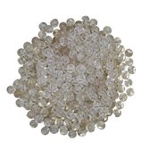 Beads of clear quartz, 200 grams
