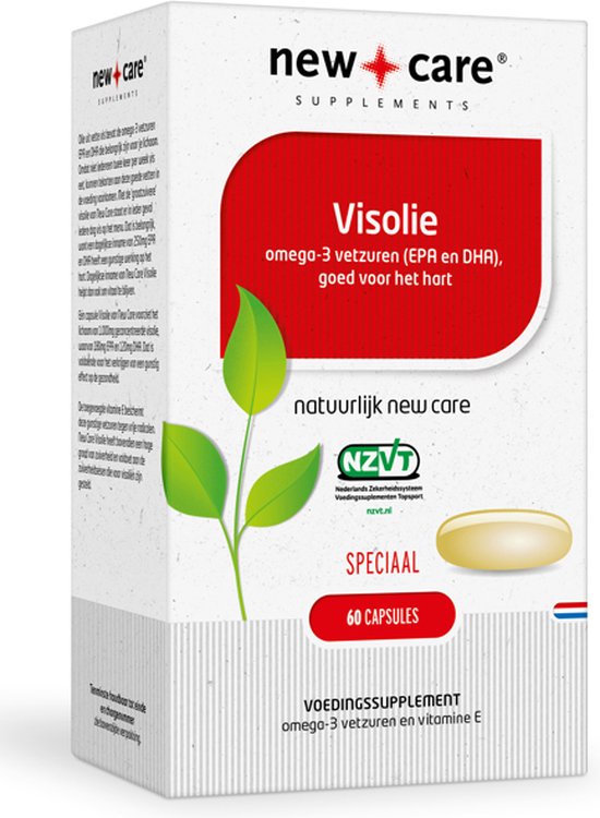 tuberculose Sta in plaats daarvan op pianist New Care Visolie omega-3 vetzuren - 60 capsules | bol.com
