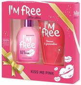 IK BEN GRATIS Set Kiss Me Pink 110 ml + Douchegel 150 ml