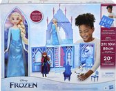 Disney Frozen 2, Elsa's ijspaleis met Elsa en Olaf-poppen, kinderkasteelset