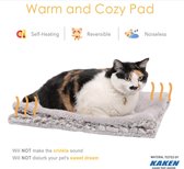 Zelf verwarmende dieren Thermodeken voor honden en katten. Zonder stroom, houdt je huisdier lekker warm. Met adreslabel.  Afmetingen deken 70 x 47 cm.