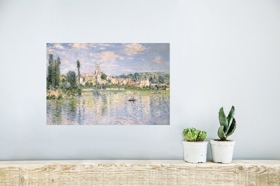 Affiche Vetheuil en été - peinture de Claude Monet - 30x20 cm