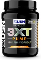 USN 3XT Pump 420 G Sinaasappel - Booster, Pre Workout Poeder - Energie, Pump, Focus