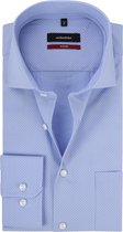 Seidensticker - Modern-Fit Overhemd Blauw - 44 - Heren - Modern-fit