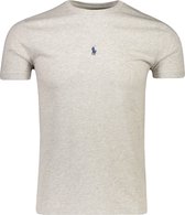 Polo Ralph Lauren  T-shirt Grijs Aansluitend - Maat M - Heren - Lente/Zomer Collectie - Katoen
