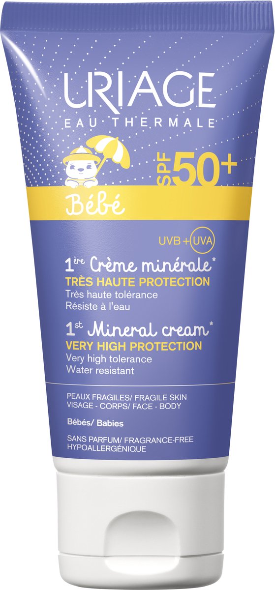 Zonnebrandcrème voor kinderen Sun Baby Mineral New Uriage Spf 50+ (50 ml)