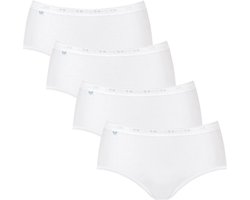 sloggi Basic+ Dames Midi slip - 4-pack - Wit - Maat 46