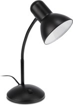 Relaxdays bureaulamp zwart - E27 -  kantelbaar - retro lamp - leeslamp - bedlamp 40 W