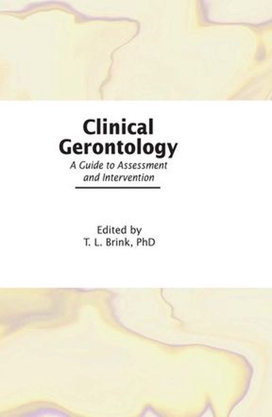 Clinical Gerontology - cover