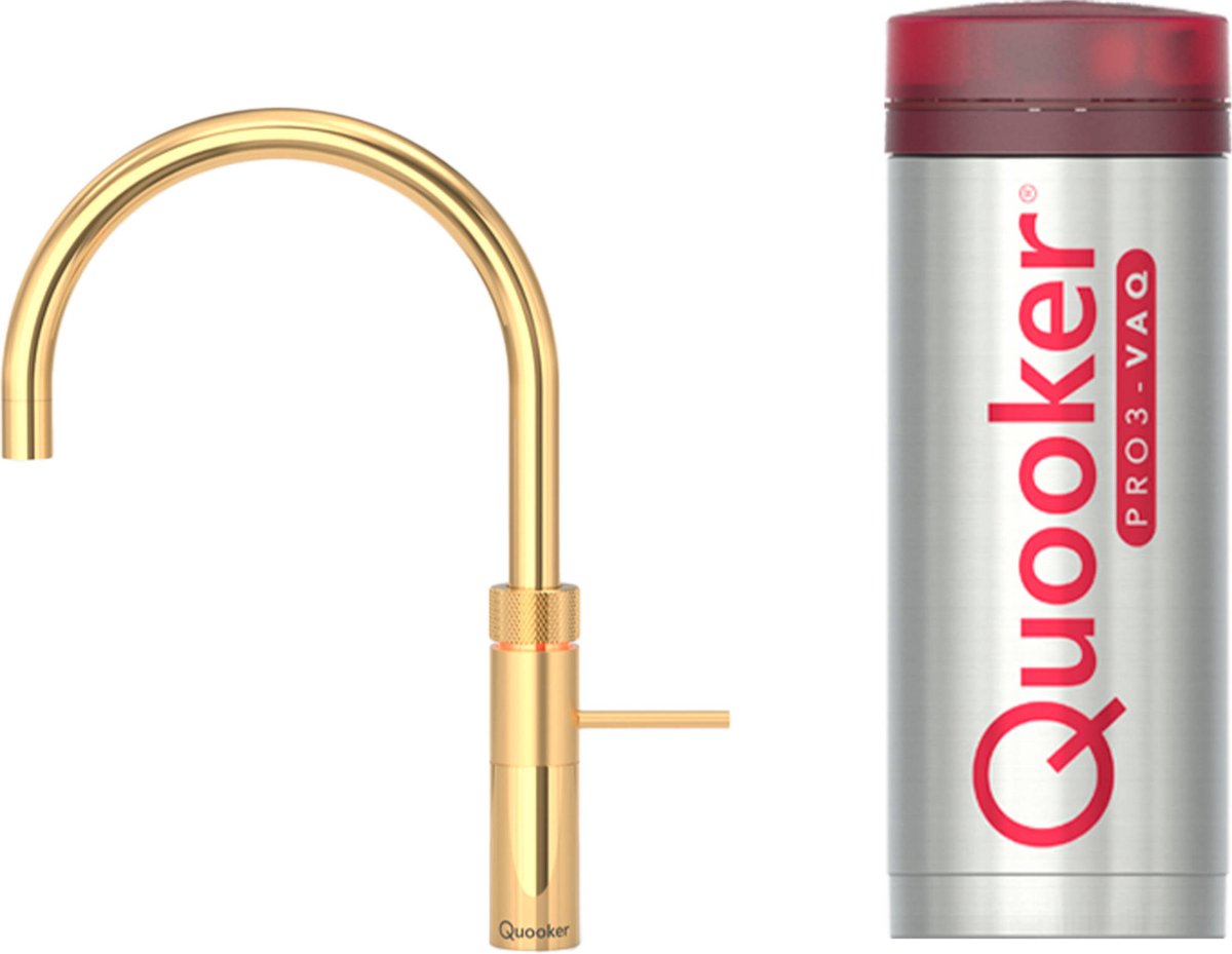 Quooker Fusion round met PRO3 boiler met PRO3 boiler 3in1 kokend