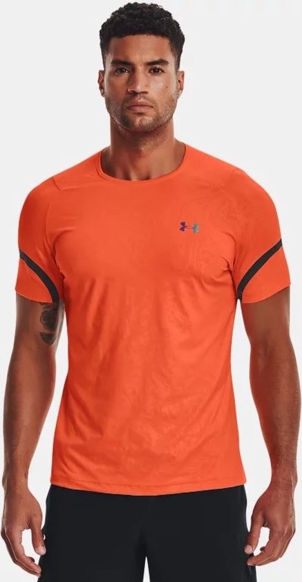 Under Armour Rush 2.0 Emboss SS-ORG - Maat MD