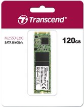 Transcend TS120GMTS820S SATA M.2 SSD 2280 harde schijf 120 GB 820S M.2 SATA 6 Gb/s