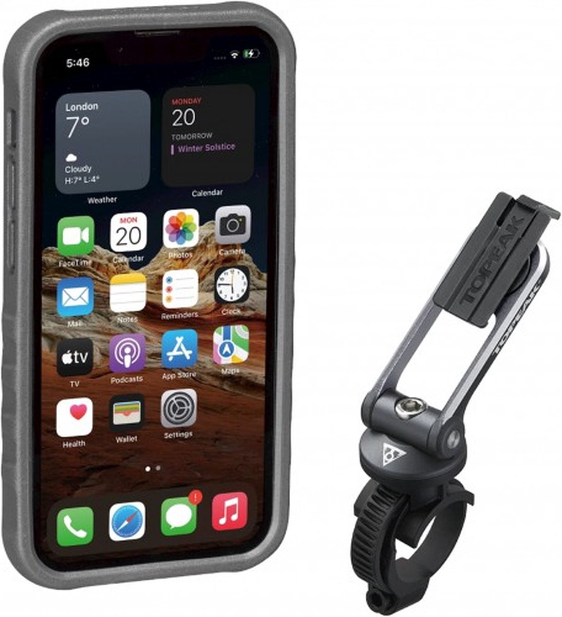 Topeak RideCase iPhone 13 Mini met Bevestiging