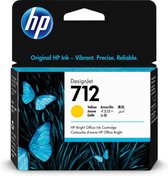 Compatibele inktcartridge HP 712 Geel