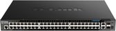 Schakelaar D-Link DGS-1520-52MP 44xGE 4 x 2.5GBase-T PoE