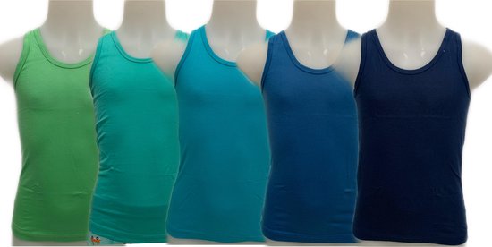 Embrator garçons Undershirts 5 pièces mix taille 140/146