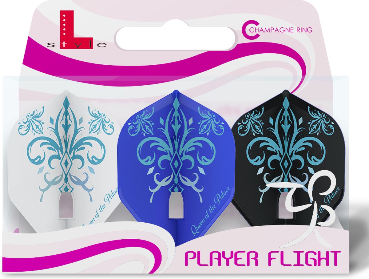 L-Style Champagne Flight L1 Standard Fallon Sherrock V3 Mix - Dart Flights