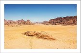 Walljar - Woestijn In Jordanië - Muurdecoratie - Plexiglas