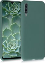 kwmobile telefoonhoesje voor Samsung Galaxy A70 - Hoesje voor smartphone - Back cover in blauwgroen