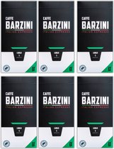 Barzini Lungo Cups - Totaal 132 capsules - 6x 22 cups - 100% Rainforest Alliance koffie cups - koffiecapsules