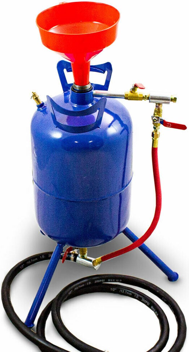 Mobiel Zandstraalapparaat 19 Liter – 2,5 Meter Slang – Perslucht Zandstraler