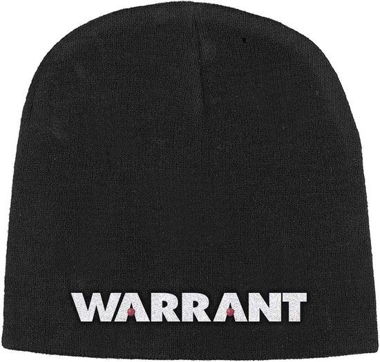 Warrant - Logo Beanie Muts - Zwart