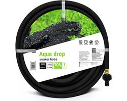Bradas AQUA-DROP Zweetslang – 1/2" (13 mm) × 25 m – Inclusief Snelkoppelingen