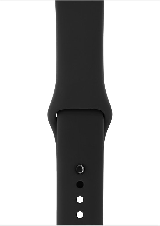 Apple Watch Series 3 - Smartwatch - GPS + Cellular - 42mm -  Spacegrijs/Zwart | bol.com