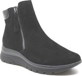 Verhulst-Monique ritslaarsje wijdte H-1449 - 169 - 215_3224-Zwart suede-maat 39