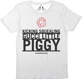 Radiohead - Gucci Piggy Heren T-shirt - S - Wit