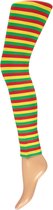 Legging Dames | Stripes | Rood/Geel/Groen | Maat S/M | Limburg | Legging Limburg| Legging | Feestlegging | Legging carnaval | Legging meisje | Apollo