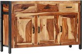 Decoways - Dressoir 120x35x75 cm massief sheeshamhout