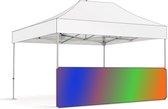 Halve zijwand 4,5m – Easy up Professional | PVC gecoat polyester - Full Colour- bedrukking