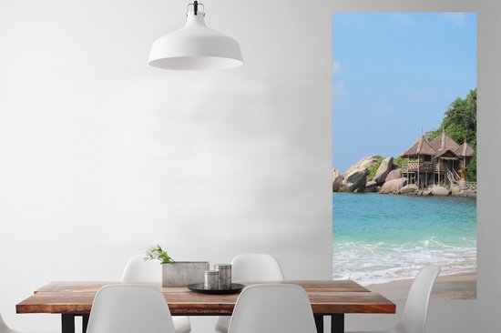 Affiche Paillote Sur Ko Tao Thailande - 80x160 cm