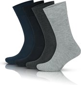 Trouwsokken | Kleurrijke sokken | Business Sokken | Coole sokken | Cadeau voor heren | Naadloze sokken | Comfortabele sokken | 4 paar