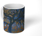Mok - Koffiemok - Blauwe appelboom - Piet Mondriaan - Mokken - 350 ML - Beker - Koffiemokken - Theemok