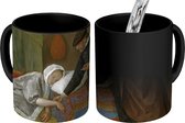 Magische Mok - Foto op Warmte Mok - Zieke vrouw met polsvoelende dokter - Jan Steen - 350 ML