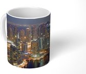 Mok - Dubai Marina in de nacht - 350 ML - Beker