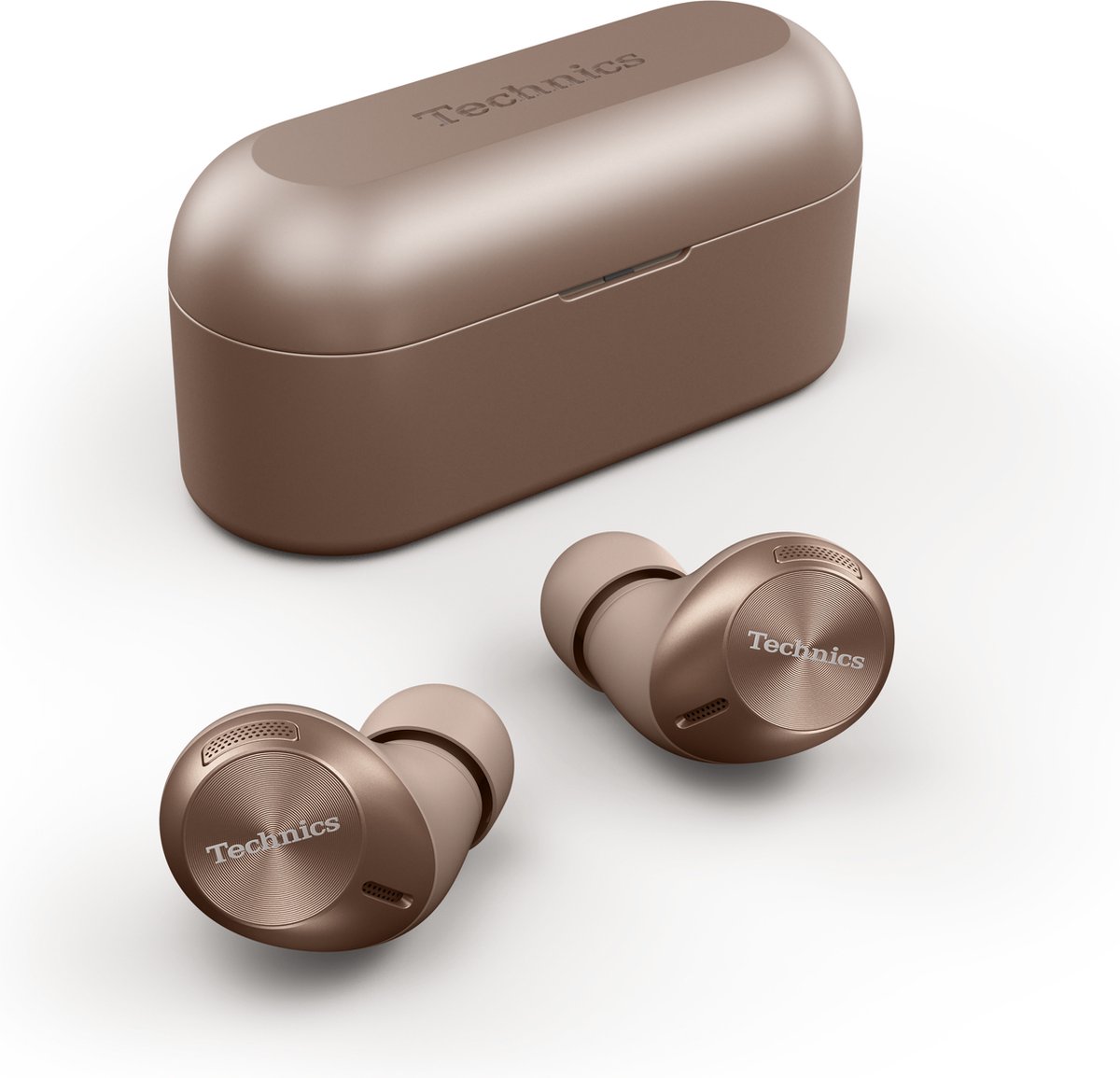 Technics EAH-AZ40E-N hoofdtelefoon/headset True Wireless Stereo (TWS) In-ear Oproepen/muziek USB Type-C Bluetooth Roze goud