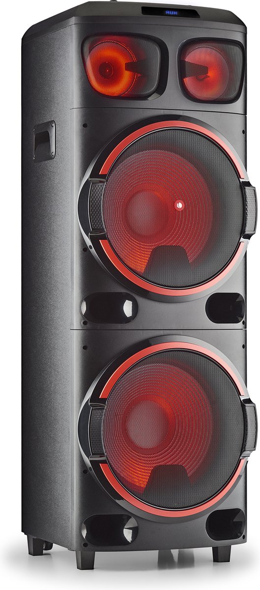NGS Wild Dub 3 - Bluetooth Speaker - Party Speaker - 1200W - Zwart
