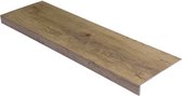 Traprenovatie overzettrede met neus - PVC SPC - Rustiek Eiken - 100 x 30 cm