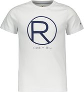 Red & Blu Jongens Logo T-shirt Bright White