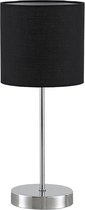 Lindby - Tafellamp - 1licht - ijzer, kunststof - H: 39.5 cm - E14 - chroom,
