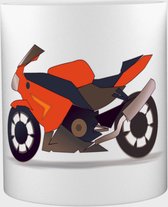 Akyol - Motoren Mok met opdruk - motor - de liefhebbers van motoren - scooter - 350 ML inhoud