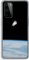 Case Company® - OnePlus 9 Pro hoesje - Alone in Space - Soft Case / Cover - Bescherming aan alle Kanten - Zijkanten Transparant - Bescherming Over de Schermrand - Back Cover