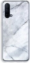 Case Company® - OnePlus Nord CE 5G hoesje - Witte marmer - Soft Case / Cover - Bescherming aan alle Kanten - Zijkanten Transparant - Bescherming Over de Schermrand - Back Cover