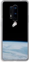 CaseCompany® - OnePlus 8 Pro hoesje - Alone in Space - Soft Case / Cover - Bescherming aan alle Kanten - Zijkanten Transparant - Bescherming Over de Schermrand - Back Cover