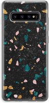 CaseCompany® - Galaxy S10 Plus hoesje - Terrazzo N°10 - Soft Case / Cover - Bescherming aan alle Kanten - Zijkanten Transparant - Bescherming Over de Schermrand - Back Cover